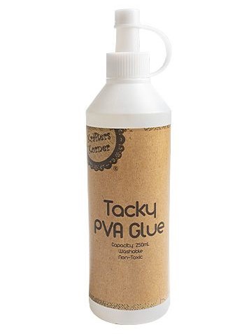 PVA Glue - Tacky Washable 250ml Krafters Korner